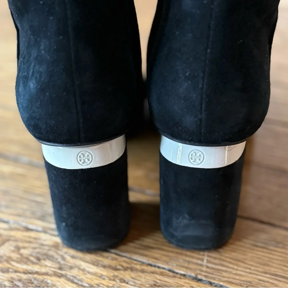 Tory Burch Black Suede Boots - Size 7.5